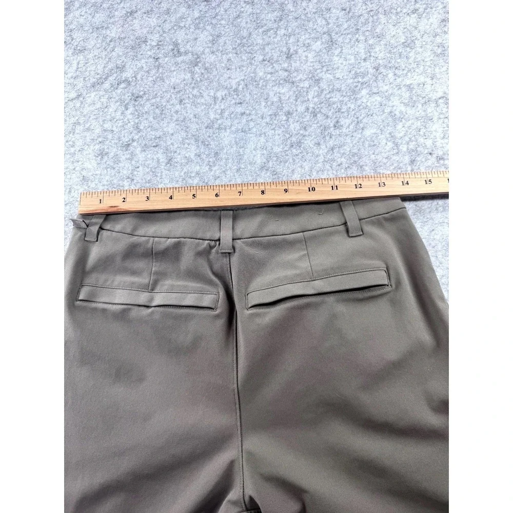 Lululemon ABC Slim-Fit Trousers Brown 28 Men's Pull-On Slash Pockets‎ Stretch